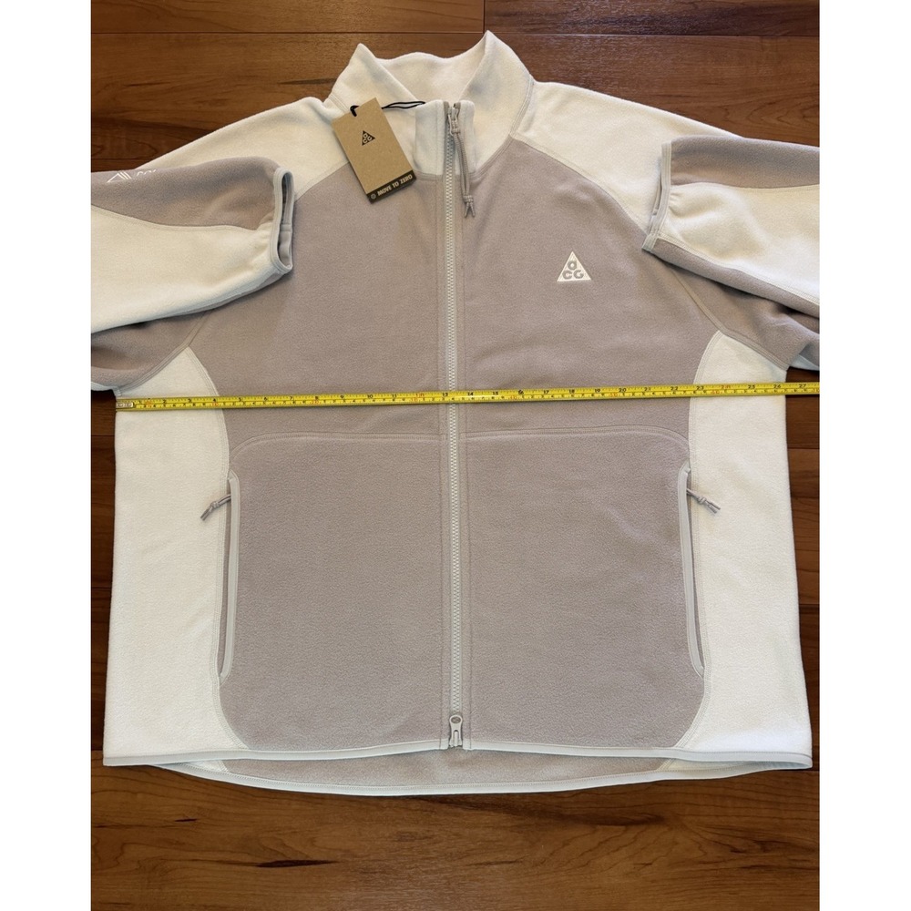 Nike ACG "Wolf Tree" Full-Zip Jacket IF0964-009 Grey White $135 Unisex Size XL - Picture 11 of 13